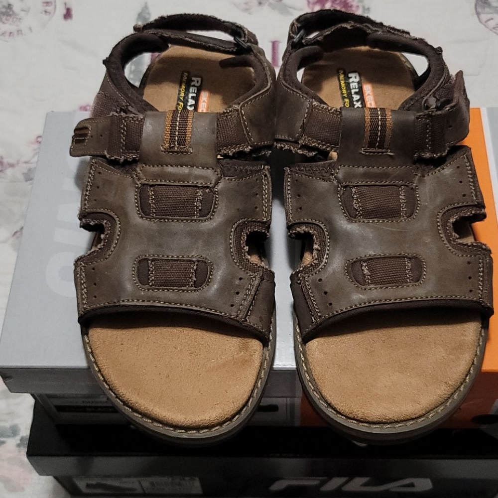 Men's brown sandals